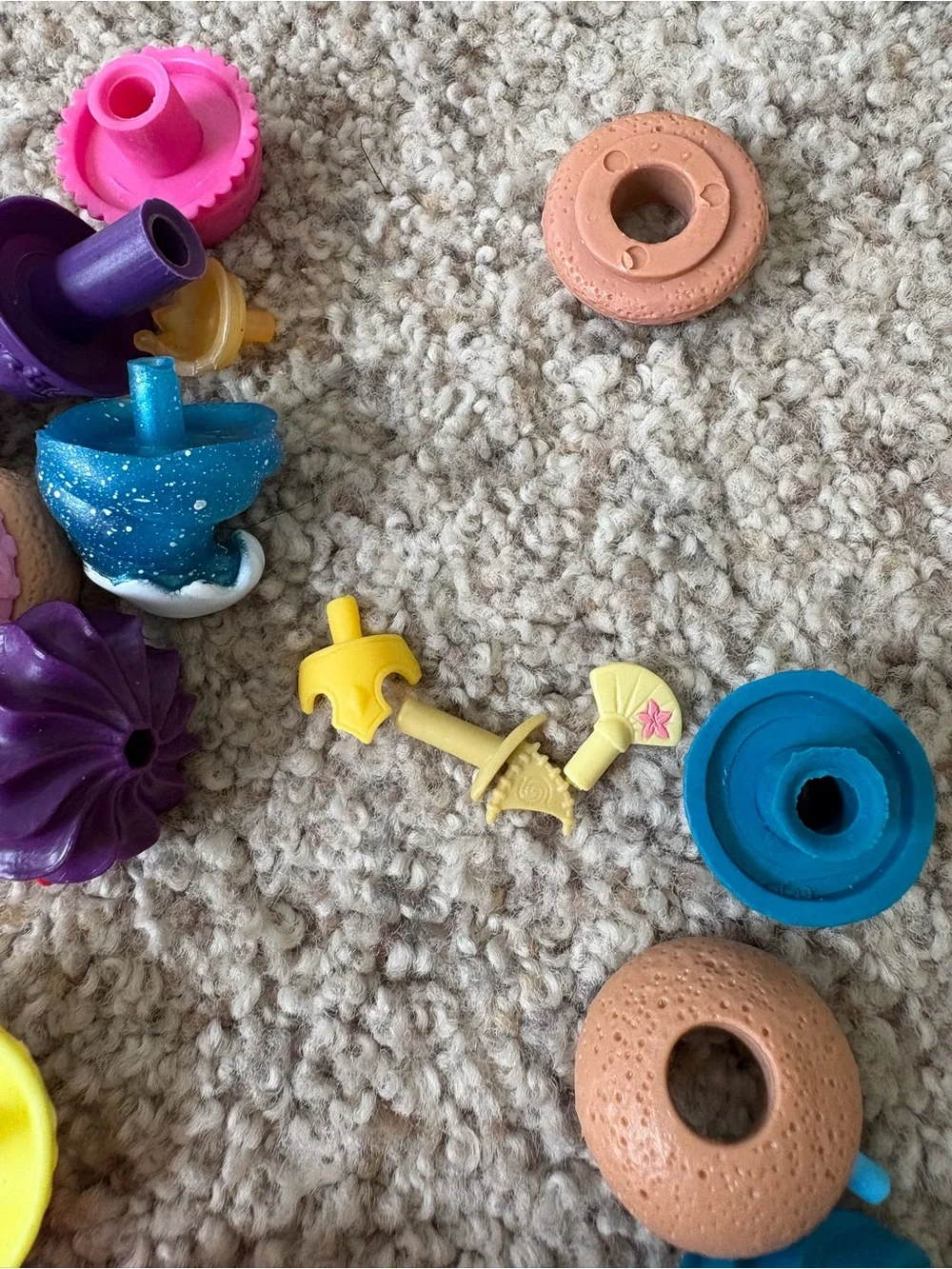 Disney Princess Enchanted Cupcake Party Game for Wonder Forge All Pieces